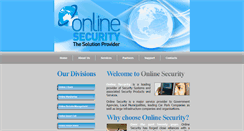 Desktop Screenshot of onlinesecurity.com.au